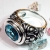 Light blue gemstone  RING R308 SZ#6 7 8 9