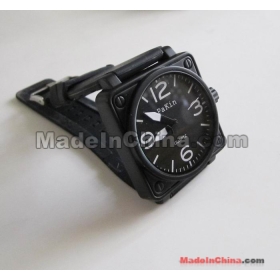 NEW ARRIVAL, FREE SHIPPING, MENS' MILITARY QUARTZ WATCHES, ROYAL ARMY BLACK QUARE WRIST WATCH