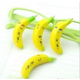 Free shipping 24pcs  Mini cartoon banana   decorations/Pendant/YOYO/