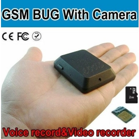 GSM BUG Camera for X009 video- ja ääni Record