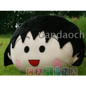 Sakura momoko figures hold pillow double expression plush toys cushion for leaning on birthday gift