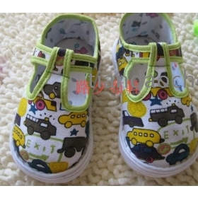 Children's shoes to raise  comfortable cloth shoes boy small cloth shoes car