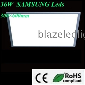 led panel lamp ceiling light 36W free shipping,300*600, Leds