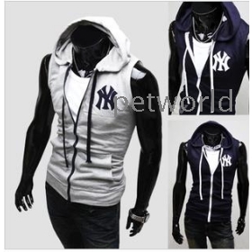 Autumn outfit new men hooded fashion cultivate one's morality NY knitting 