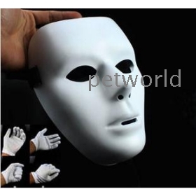 White hip-hop mask JabbaWockeeZ false face WuKe neat dance performance  dance Bboy step 