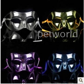 Impact 5 crown party show party mask flat half face plating mask (4 color) 