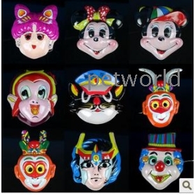 Filial mask children plastic cartoon mask wholesale (cartoon series) much money 