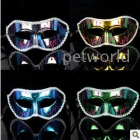 Party performance mask dance flat plating coloured drawing or pattern surrounding  mask (four color) 