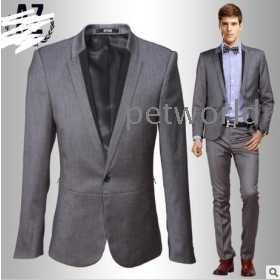 Men's clothing autumn outfit New England 2012 high correct pack the groom jacket han men's suit 