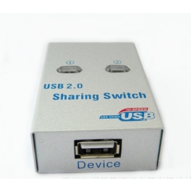 Free shipping  2 USB Auto Print Sharing USB sharing # 6666   wholesale