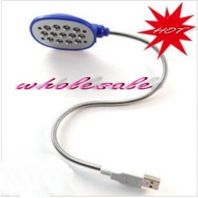 Free   shipping Keyboard light laptop USB13 lamp 13 LED lights USB lamp night light # 6336 10pcs/lot  wholesale