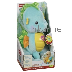  Bedtime Favorite Lighten Toys Fisher-Price Ocean Wonders Soothe and Glow Seahorse Blue Color  Bedtime Toys With Soft Music and Light Fast Free Shipping 