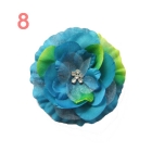 Fast Delivery 204pcs/lot 3.5'Crystal Center Flower Hair Bow/Children , Gril Gift/Wedding Flower,Hair Accessories Flower