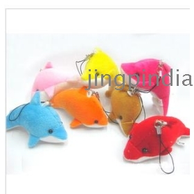 The mobile phone's accessories cartoon bouquet dolphin dolphin pend pendant about 9 cm