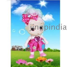 Glasses plaid skirt odd  doll fashion small toys cartoon character is hanged adorn