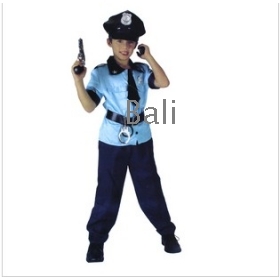 Halloween Kinderbekleidung Geistfestival Kindeskinder die Polizei Klage die öffentliche Sicherheit Polizei Kleidung