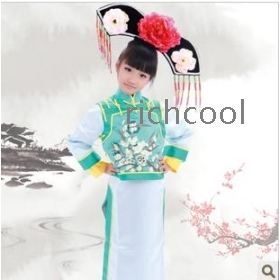 Children's space space clothing qingchuan maid-in-waiting clothing GongSuo bead curtain Yang mi edition little maid of honor 