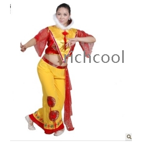 Waist drum clothing/national costume/yangko clothing/performance clothing/stage clothing/performance clothing 