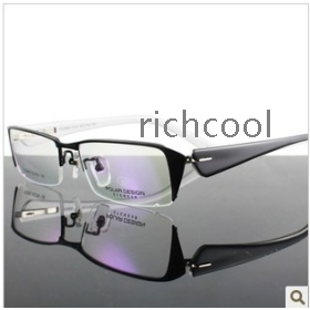 Personality fashion glasses characteristic glasses frame spectacle frame half box men and women can match myopia flat lens 