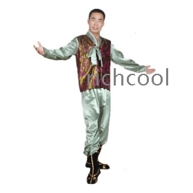 Male money zijin waistcoat Korean clothing/a few national costume dance performance clothing/stage show clothing 
