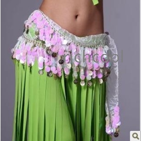 The real thing new belly dance waist chain printing causeway tablet waist chain printing sequins copper ROM waist chain 