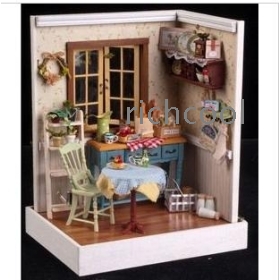 The latest listed DIY cabin with dust cover secret garden delicious breakfast 