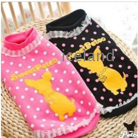 PETCO water jade printing pet clothing qiu dong outfit dog clothing apparel teddy new product 