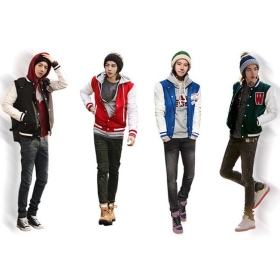 S/M/L/XL Plus Size Korean Fashion Blue/Green/Red/Black Casual Baseball Jackets Couple's Autumn Sweatshirts