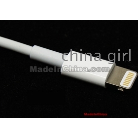 2012 caldo di vendita ---- PER IPHONE 5 CAVO cavo bianco USB 2.0 per iphone 5 Cavo di collegamento dati USB 8 pin a USB cavo lampo Data Link lampo per iPhone5 bianco