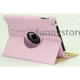 Ctech 360 Degrees Rotating Stand Leather Case for  2 2nd generation pink 