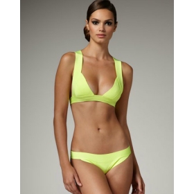 wholesale 1PCS sexy Brand New sexy Lemon yellow bikini, Bandage dress, Prom Dress. evening dress. Free ship. Drop ship