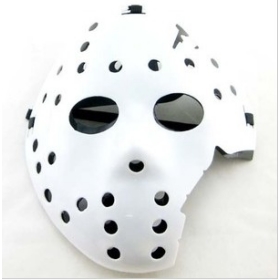 Halloween party supplies game shows Jason half face killer mask multicolor 