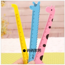  stationery lovely giraffe ruler straightedge students prizes plastic ruler 