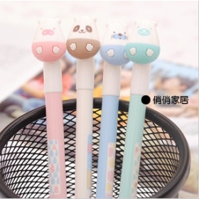 South Korea  stationery the morning neutral pen small animals needle tube type pen 0.35 mm 