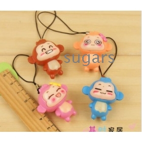 Nine new strange gift lovely pend cy leisurely heh monkey mobile phone chain 