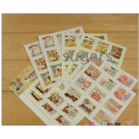 South Korea sell like hot cakes  stationery and new strange SMT tide language stamp xh 6133 sticker 