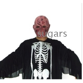 This masquerade mask Halloween Halloween costumes  skeleton  clothes + fire strange mask 