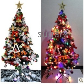 Christmas tree set A 1.8 meters 1.8 m, 19 kinds of 286 adorn article, four lights 6.42 kg 