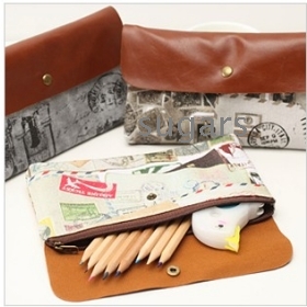 Day South Korea stationery European restore ancient ways nostalgic amorous feelings leather flip pen bag pocket 13226 