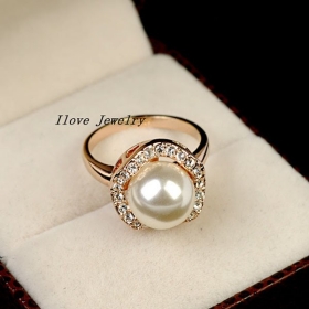 Min.order 20 $ , freies Verschiffen Ringe , Schmuck Perlen Ringe , Kristall-Ringe