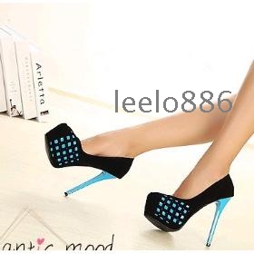 Free Shipping Wholesale New arrival matte suede retro nightclub sexy super diamond soled heels shoes EU35-39