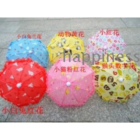 Free Shipping  Small Props Toy Show Decorate Children Umbrella 28CM         