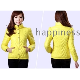 free shipping The new female cultivate one's morality shiny fashion leisure thin down jacket     