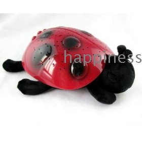 free shipping The starry sky projection ladybug toys all over the sky star light sleep    