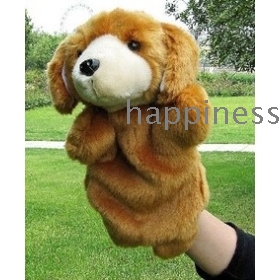 free shipping The puppy animal teaching set of hand fingers hand puppets toys