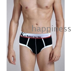  free shipping Man's lower lumbar triangle cartoon underwear wholesale 