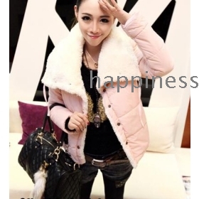 free shipping Women's new thick down jacket brief paragraph han quilted jacket        