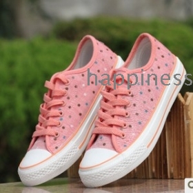 free shipping Sweet little high help system with flat bottom leisure han female canvas shoes  