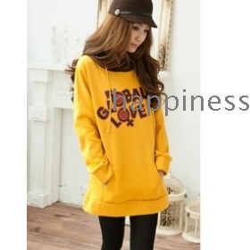 free shipping Han female large and thick code letters printing cultivate one's morality health clothes   