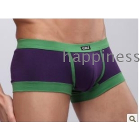  free shipping The boxer U convex bag of cotton stretch men's underwear       